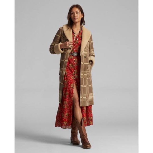 RRL Ralph Ralph Lauren Red Bias-Cut Floral Cotton Dress Size 1 XS Small - Picture 4 of 14